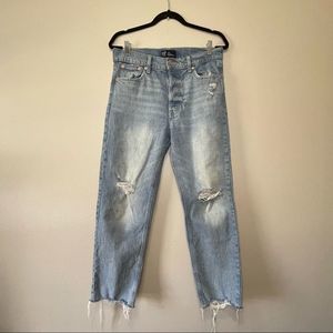Gap High Rise Cheeky Straight Jeans Size 8 Regular